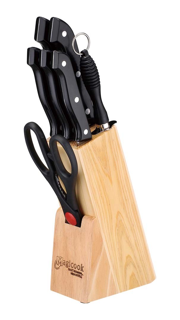 8PCS Knife Set with Wooden Block (SE6203)