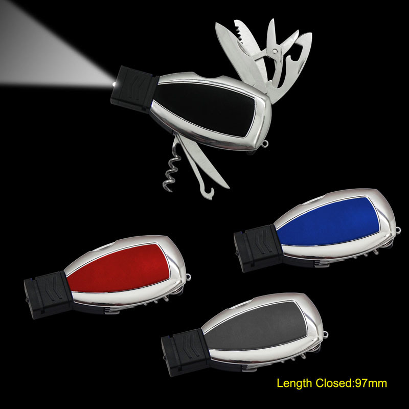 Multi Function Knife with LED Torch (#6189)