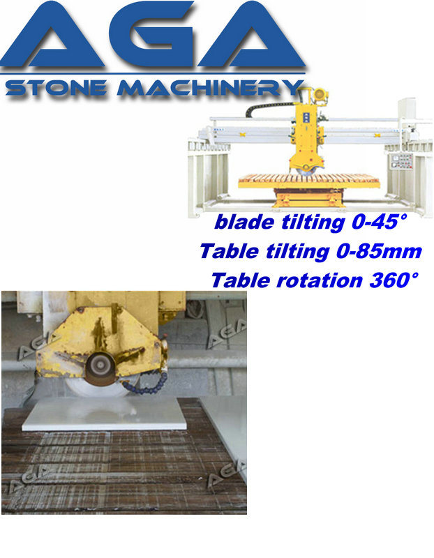 Stone Tool Fabrication Cutting Machine High Quality Bridge Saw Hq700