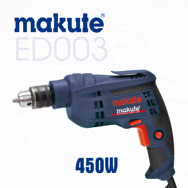 Makute 600W 10mm Electric Hand Tools Impact Drill (ED003)