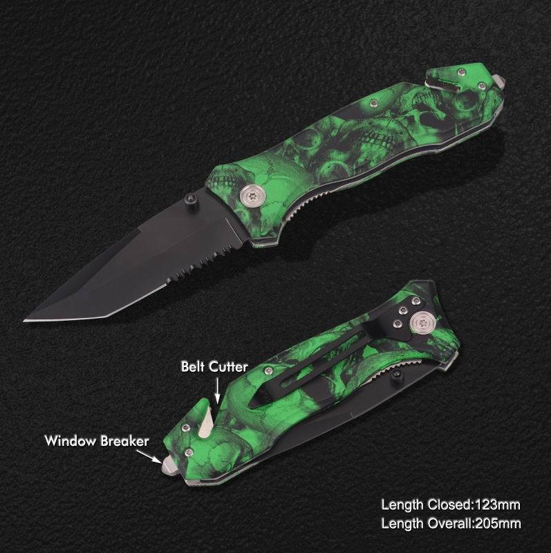 Survival Knife with Camou Handle (#3859)