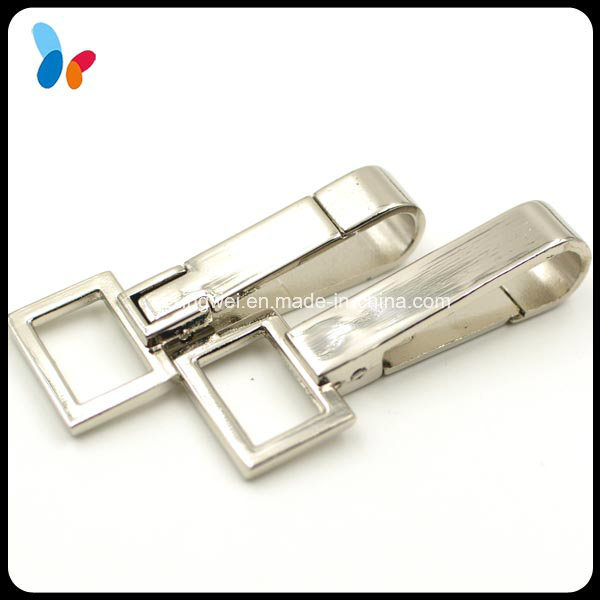 Square Metal Alloy Unswiveled Snap Hook