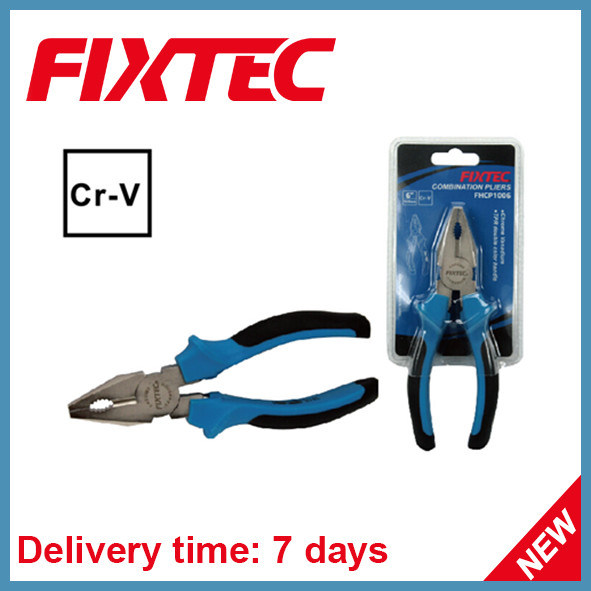 Fixtec Hand Tools CRV Combination Cutting Pliers