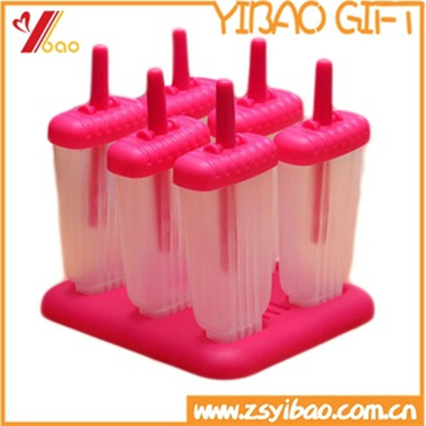 Custom Colorful Silicone Ice Cream Popsicle Mold for Home (YB-AB-019)
