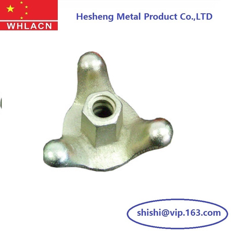 Construction Hardware Casting Formwork Three Claws Tie Nuts Accessories