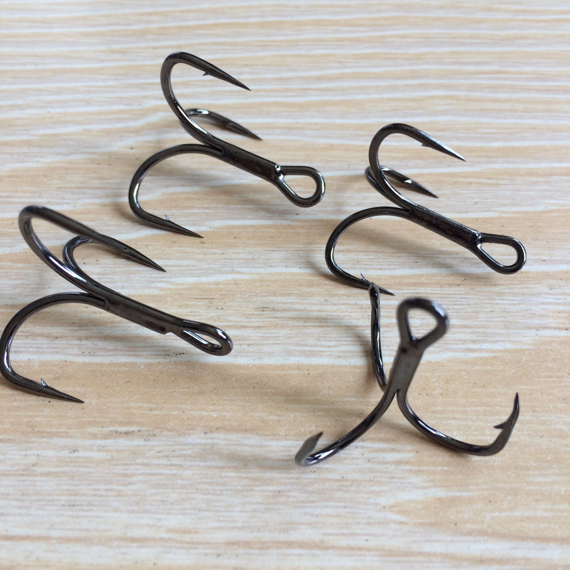 Wholesale Chemically Sharpened High Carbon Steel Treble Fishing Hook