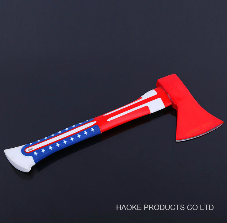 3 Colors Plastic Handle Axe (XL-0138) , Safe and Durable Hand Garden Cutting Construction Tools.