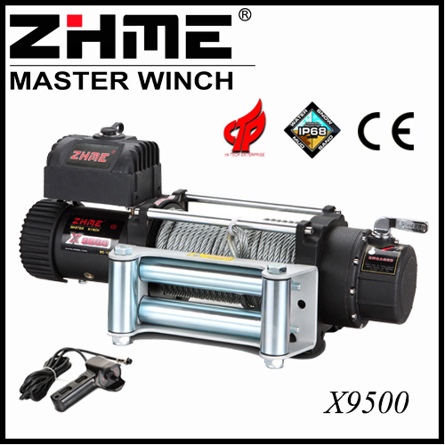 9500lbs 12V Electric Power Remote Control Winch