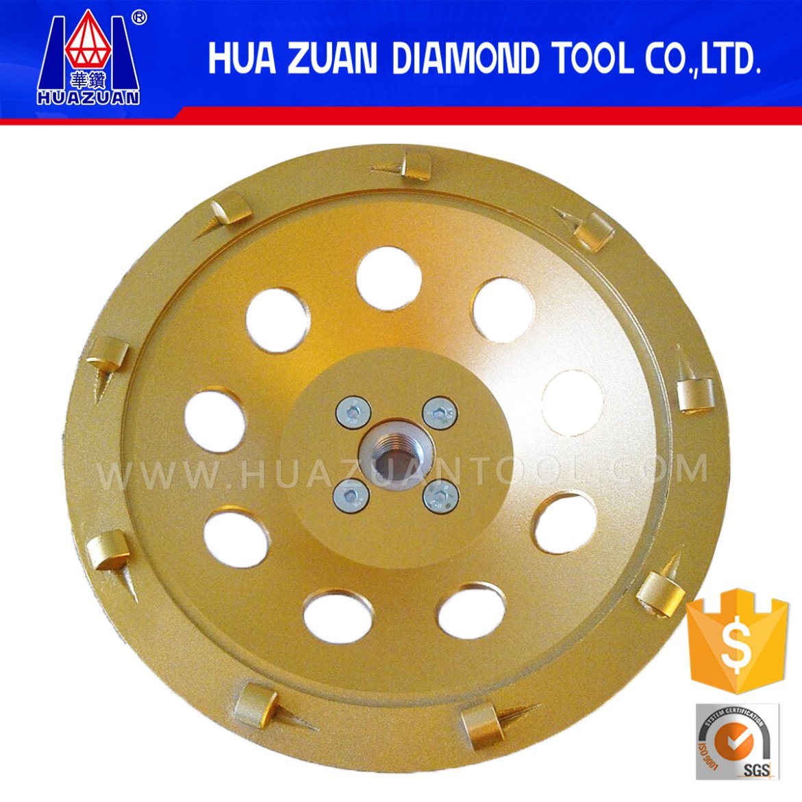 High Quality PCD Grinding Cup Wheel for Concrete Floor System
