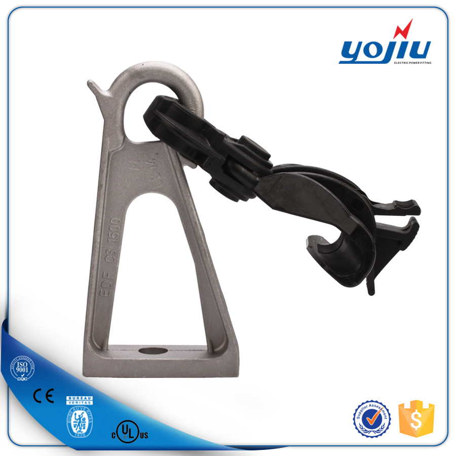 Plastic Suspension Clamp with Preinstall Aluminum Bracket for Pole Line Accessory