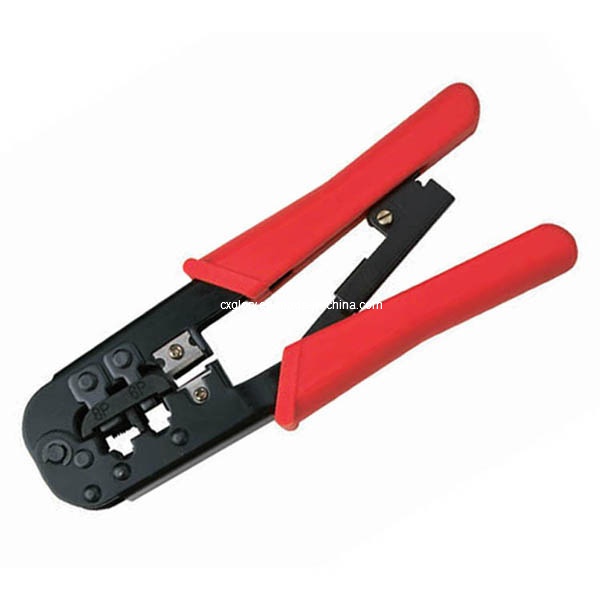 Crimping Tool for Modular Plug with Ratchet Type
