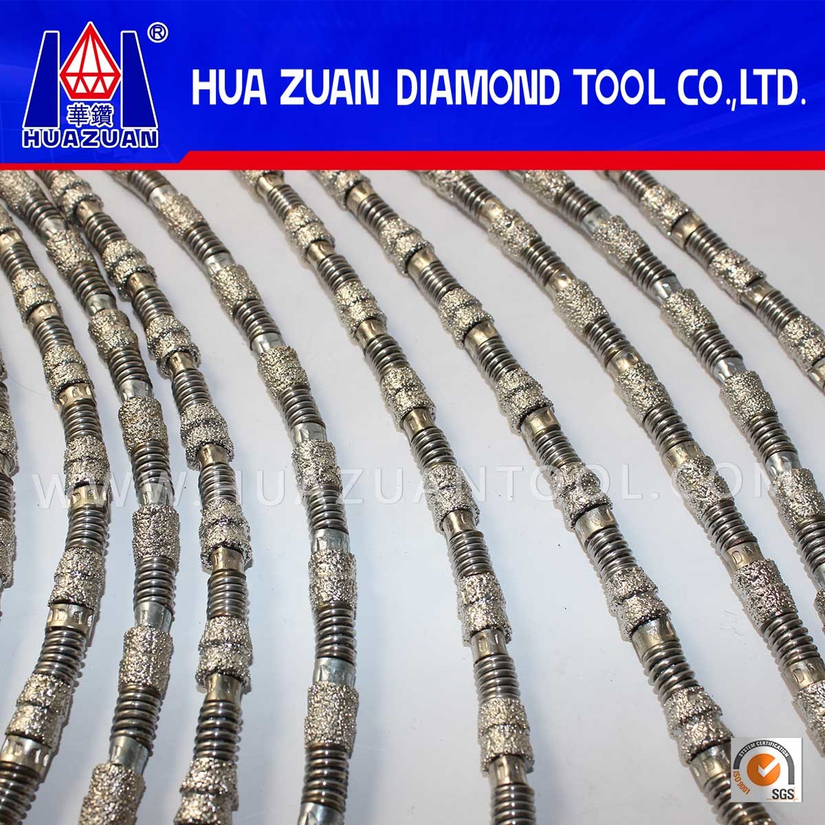 High Quality Vacuum Brazed Diamond Wire for Marble Concrete