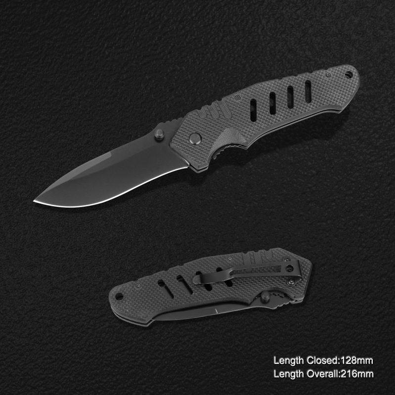 Folding Knife with G10 Handle (#3943)