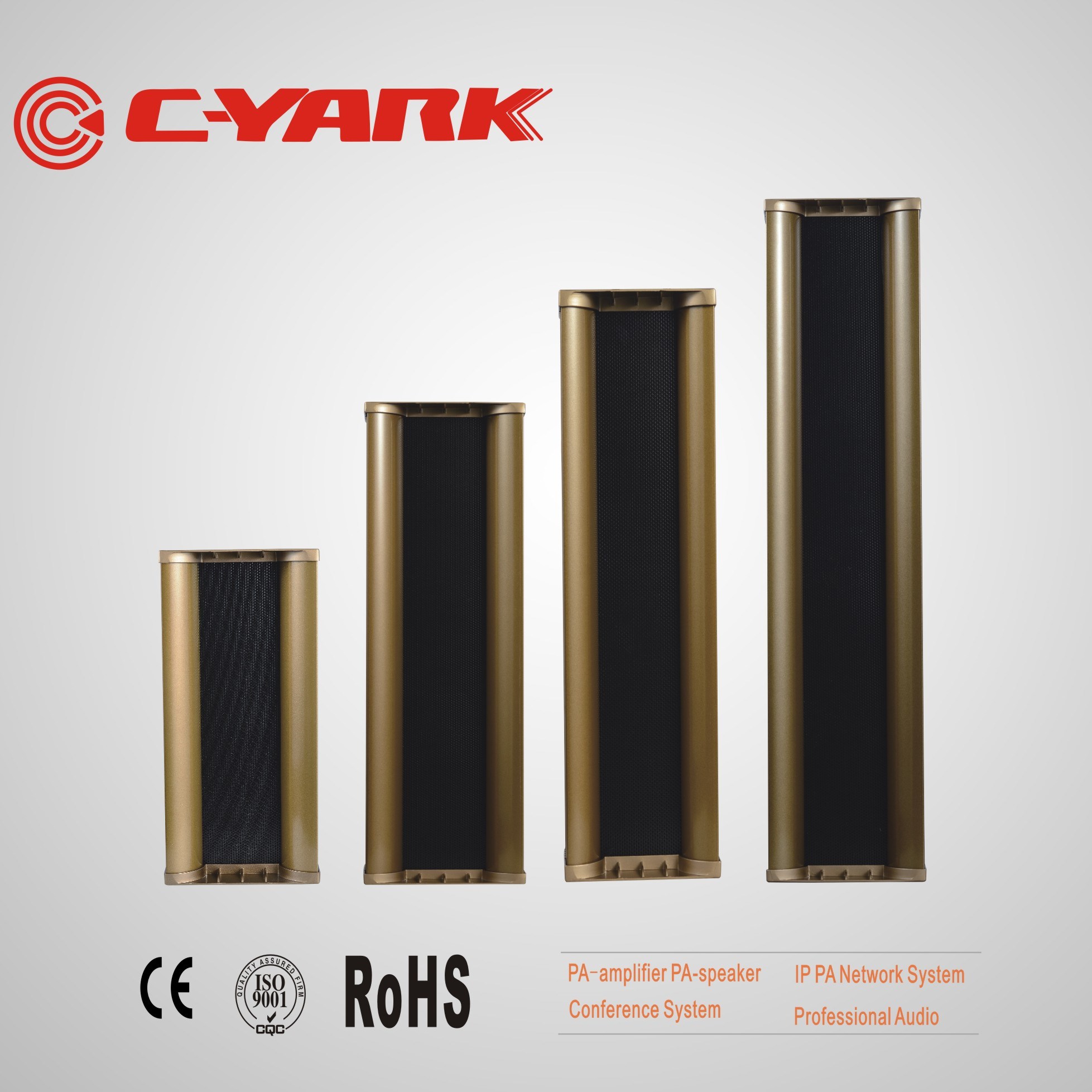 C-Yark High Quality Tweeter Indoor Outdoor Waterproof Column Speaker
