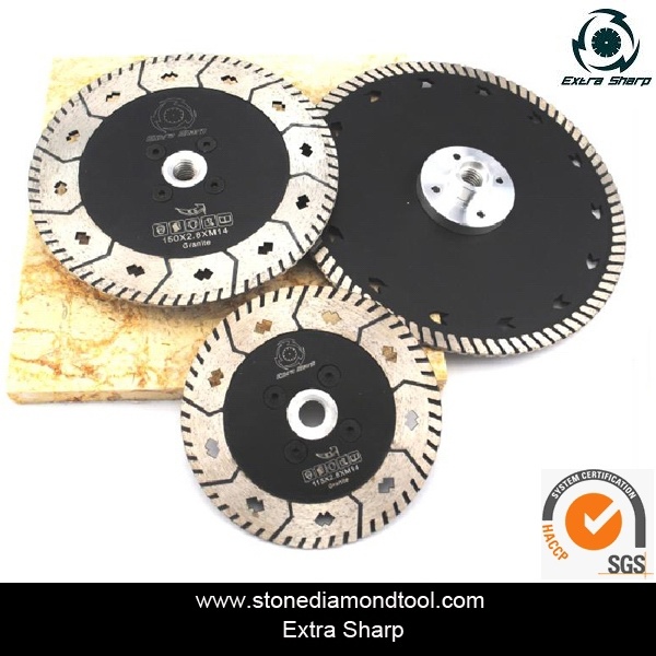 With Flange Diamond Turbo Disc for Cutting Grinding