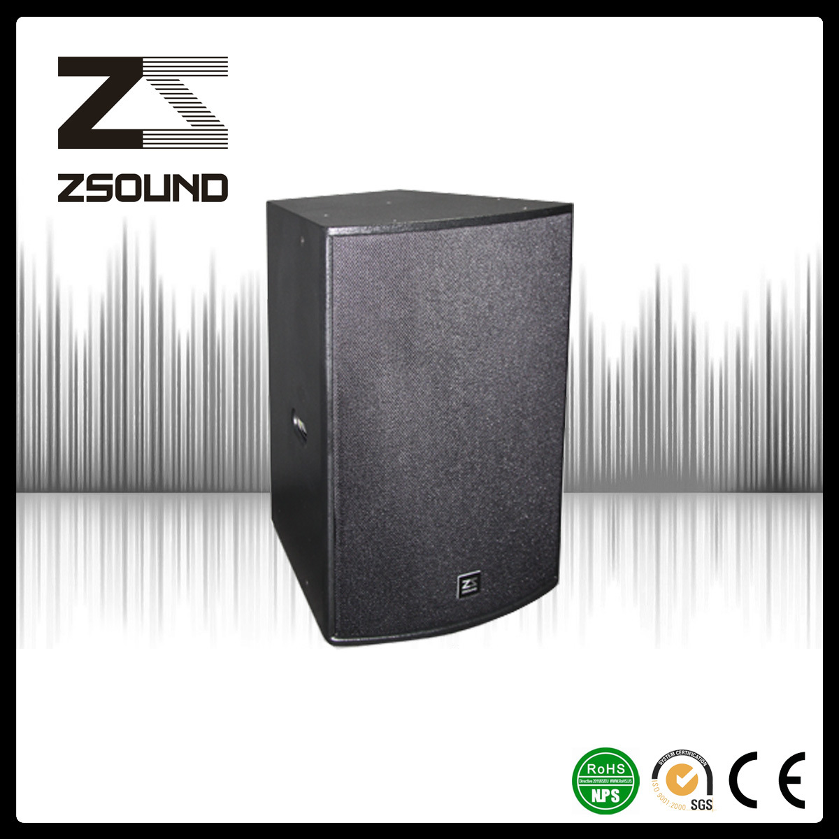 Zsound 15 Inch Rubber Edge Woofer KTV Speaker