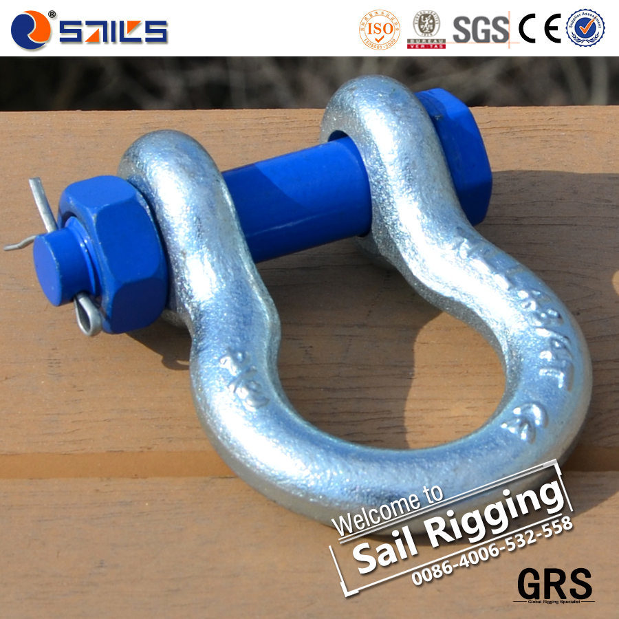 High Tensile Steel Anchor Bow Bolt and Nut G2130 Shackles