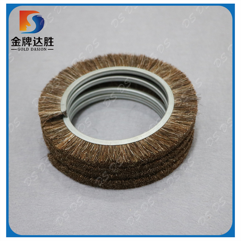 Industrial Cleaning Horse Hair Spring Wound Coil Brush Rollers