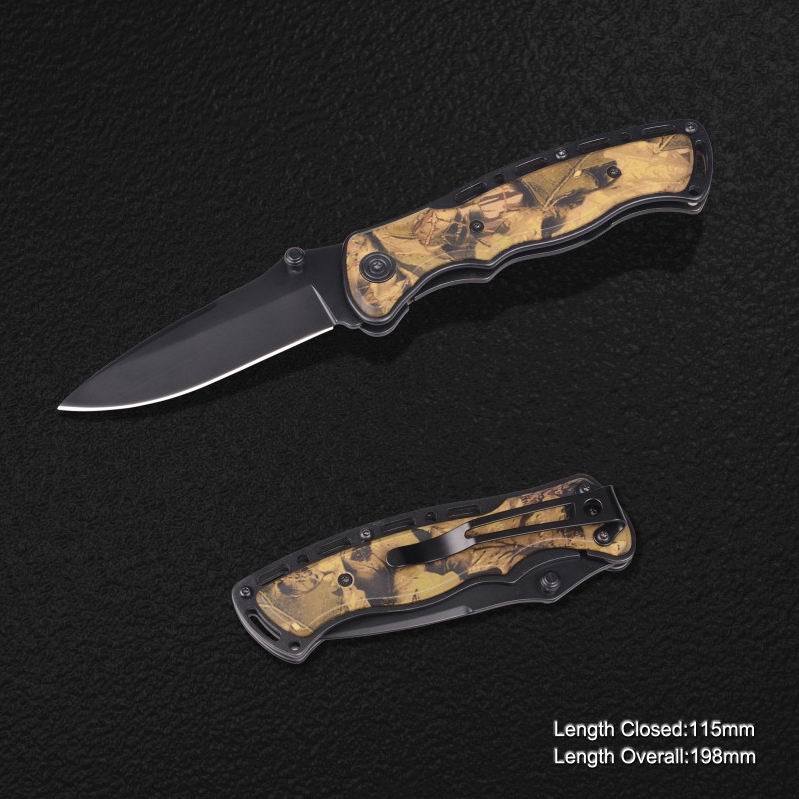 Folding Knife with with Camouflage (#3836)