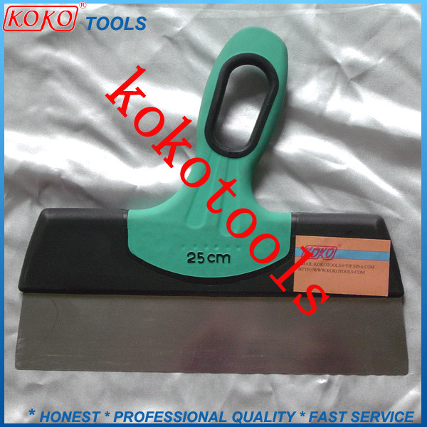 Big Wide Double Color Soft Rubber Handle Scraper Putty Knife