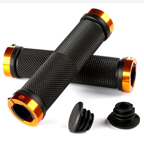 Aluminum Alloy Double Lock Anti Skid Rubber Grips for Bicycle