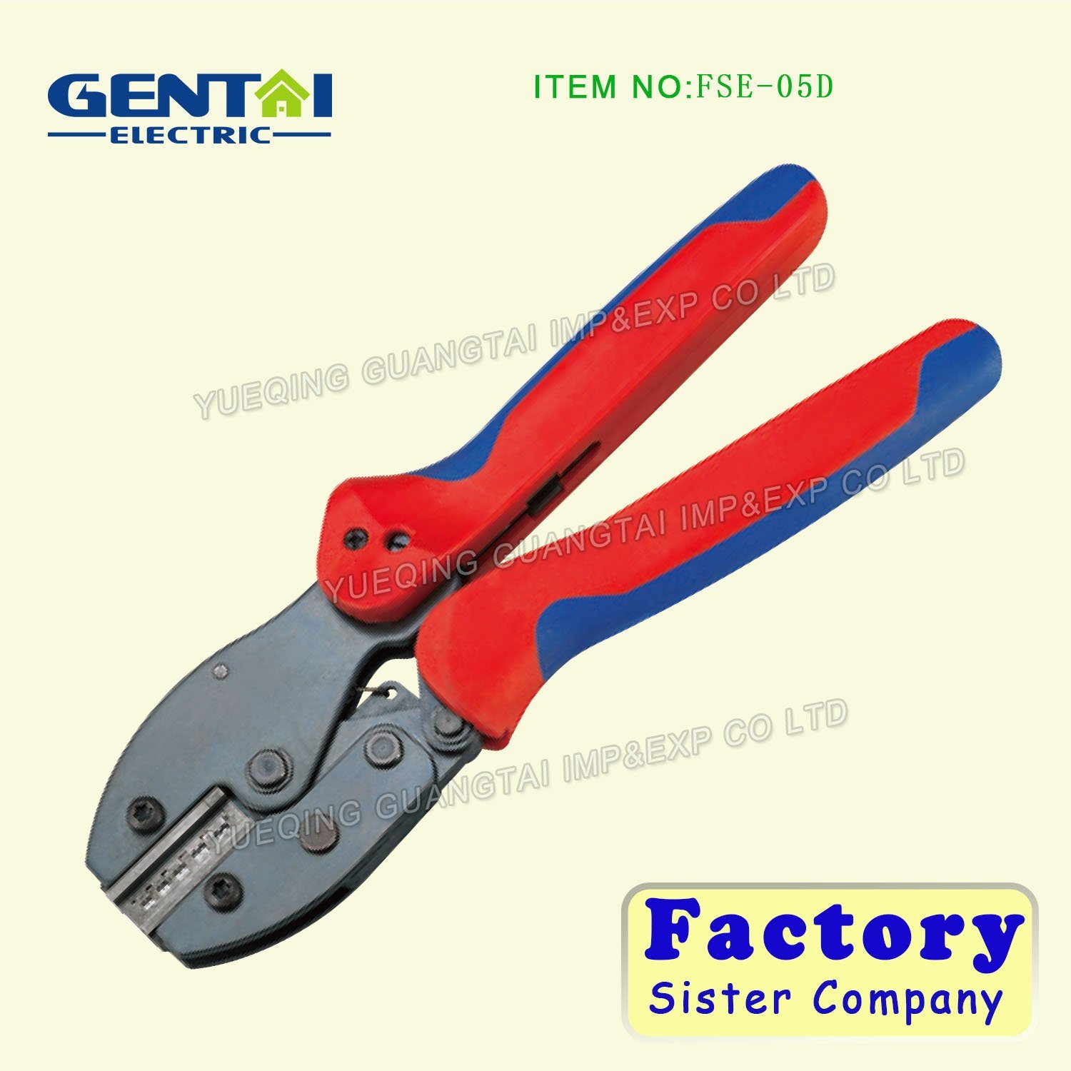 High Quality Ratchet Crimping Pliers for Turned Cotacts