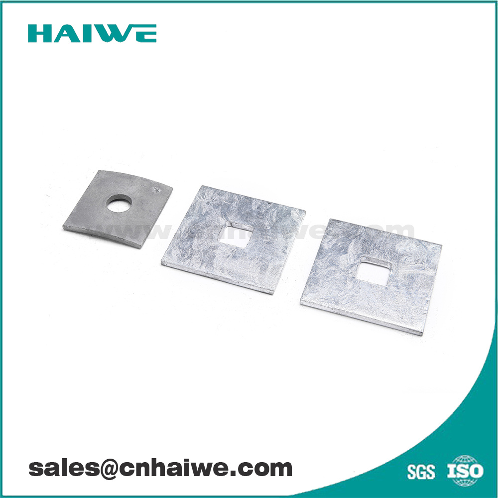Hot Dipped Galvanized Steel Flat Washers for Pole Line Hardware