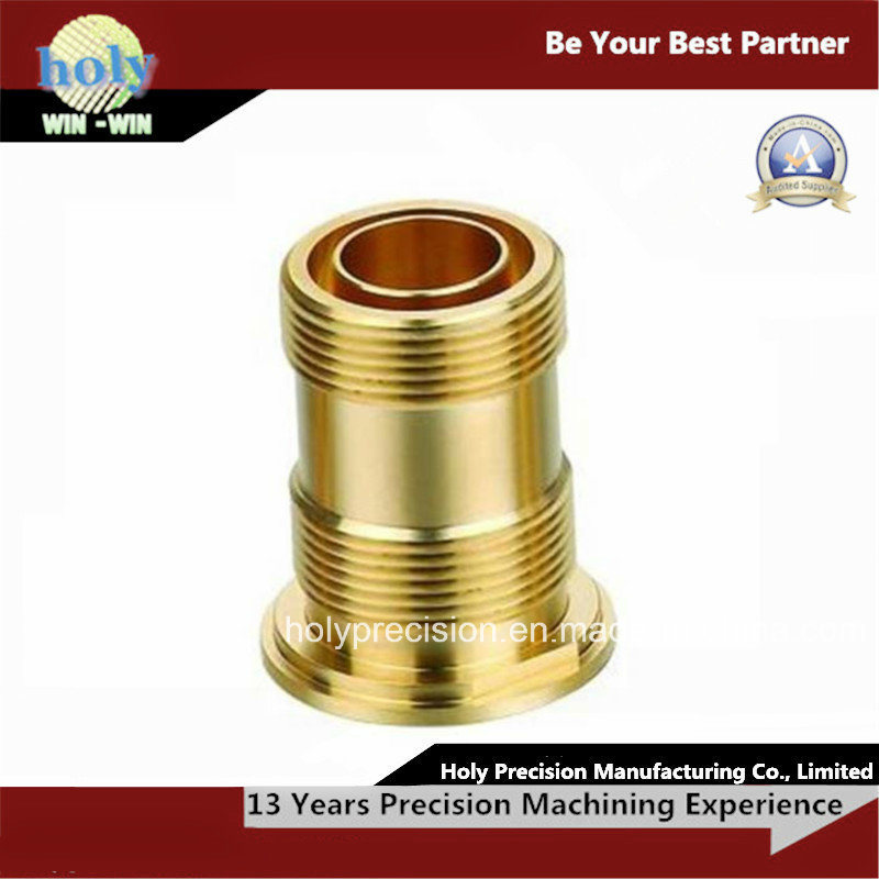 CNC Machining Hardware Component Brass Pipe Fitting
