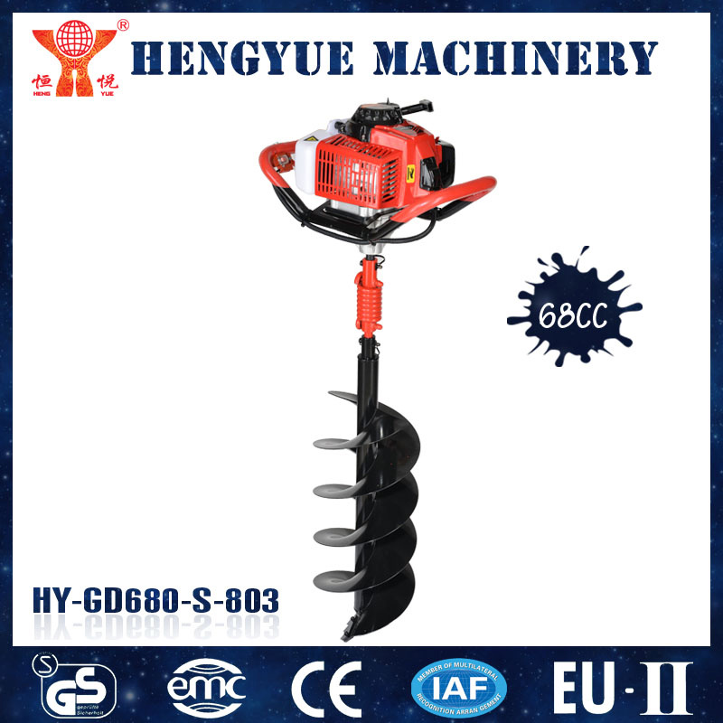 Gd-680-S-803 Earth Auger 68cc Magnetic Drill Machine
