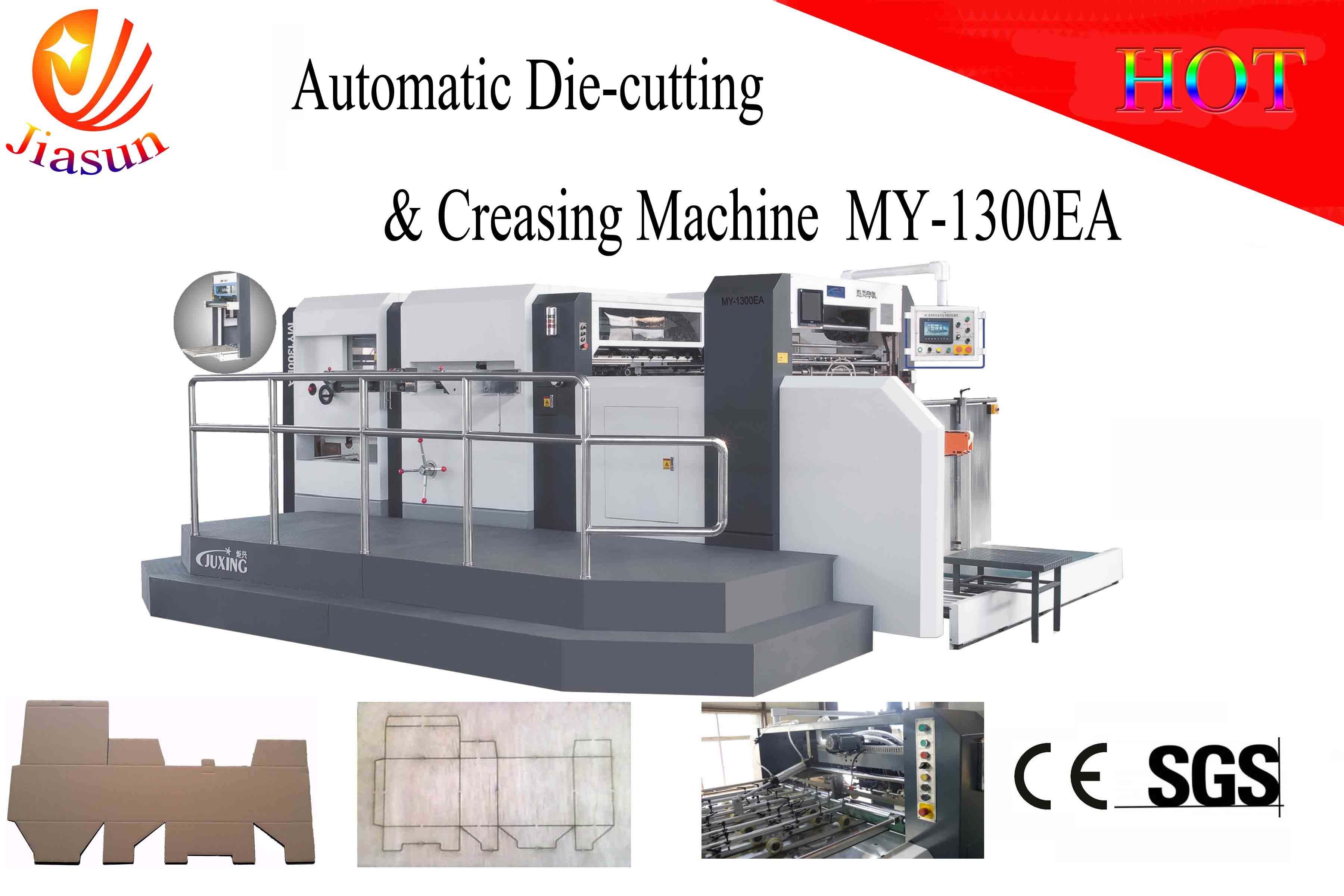 Paper Carton Flat Bed Automatic Die Cutter and Creasing Machine