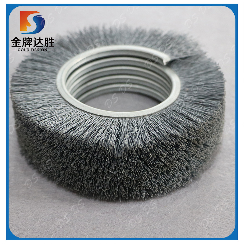Abrasive Nylon Bristle Outside Spiral Wound Coil Cylinder Brushes