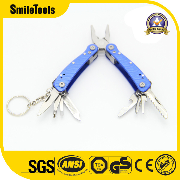 Comfort Grips Pocket Folding Stainless Steel Multi Pliers with keychain