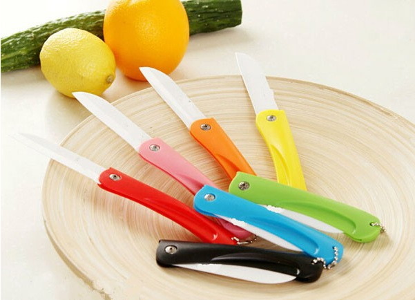 Sharp Ceramic Vegetable Fruit Foldable Folding Knife Utility Knife