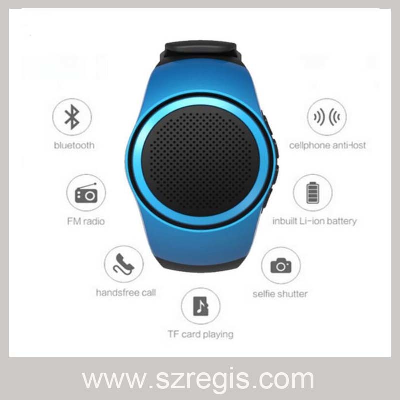 New Portable Mini Sports Music Smart Watch Wireless Bluetooth Speaker