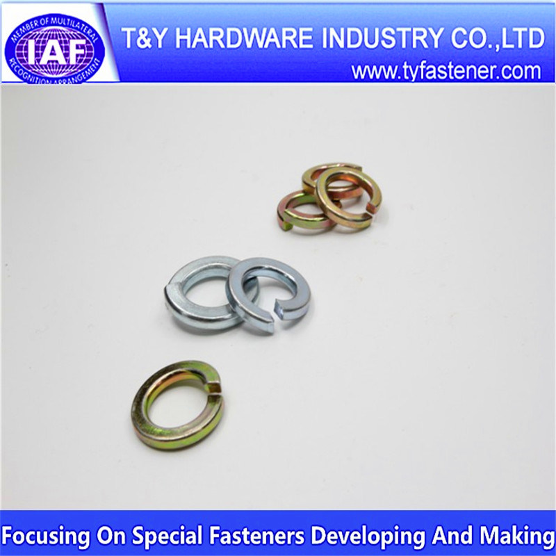 Class 4.8 Zinc Yellow Plated Spring Washer