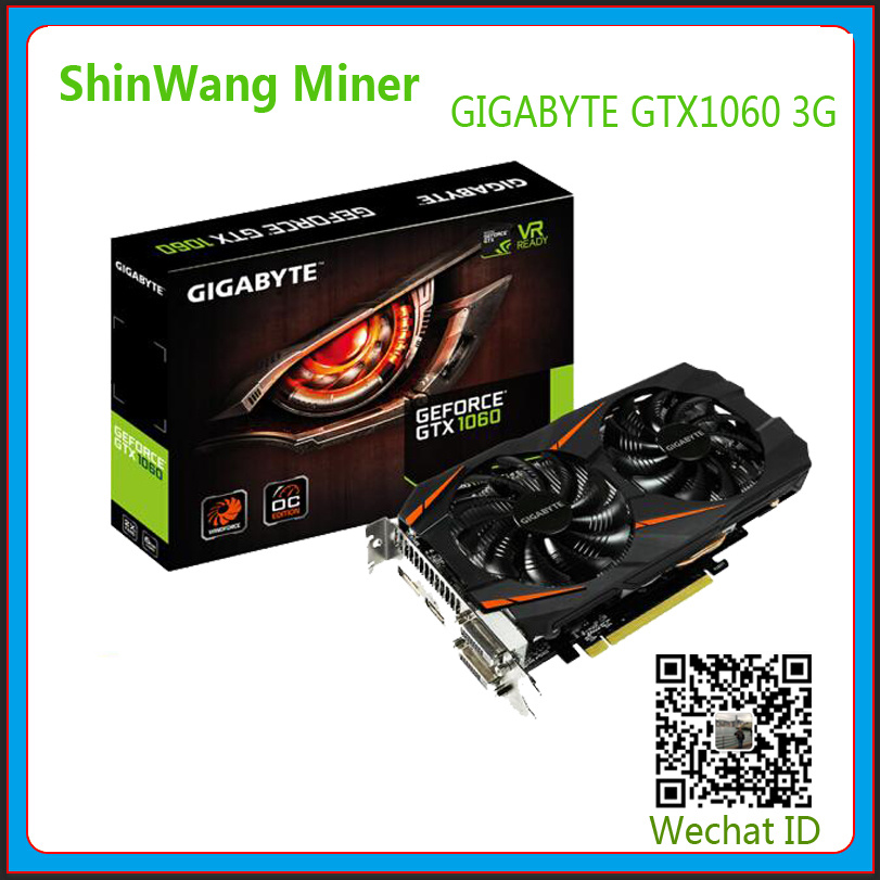 Gigabyte Geforce Gtx 1060 3GB Oc Gddr5 Graphics Cards for Ethereum and Zcash Mining