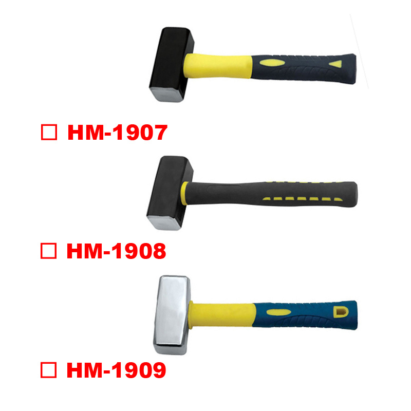 Germany Type Stoning Hammer with TPR Handle