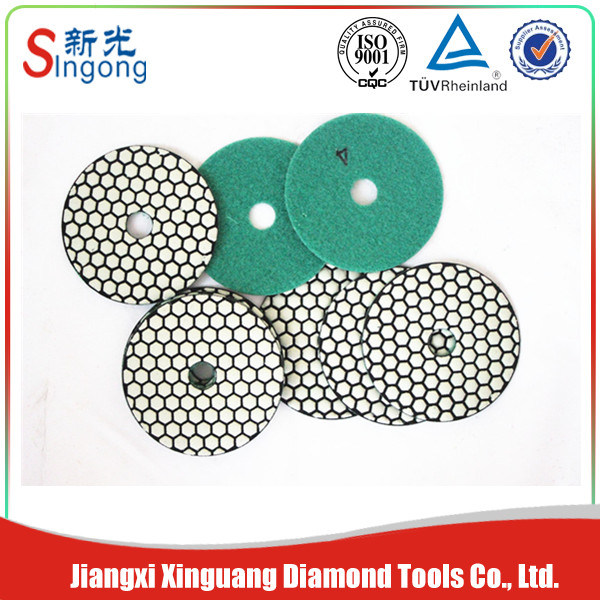 Diamond Rigid Polishing Pads for Dry Polishing Concrete Floor