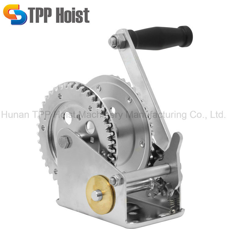 Strong Power Wire Rope Hand Pull Winch with Auto Brake