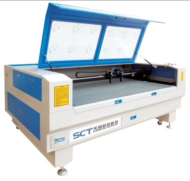 Double Heads CO2 CNC Laser Cutting Engraving Machine Plastic Acrylic Polywood Cutter