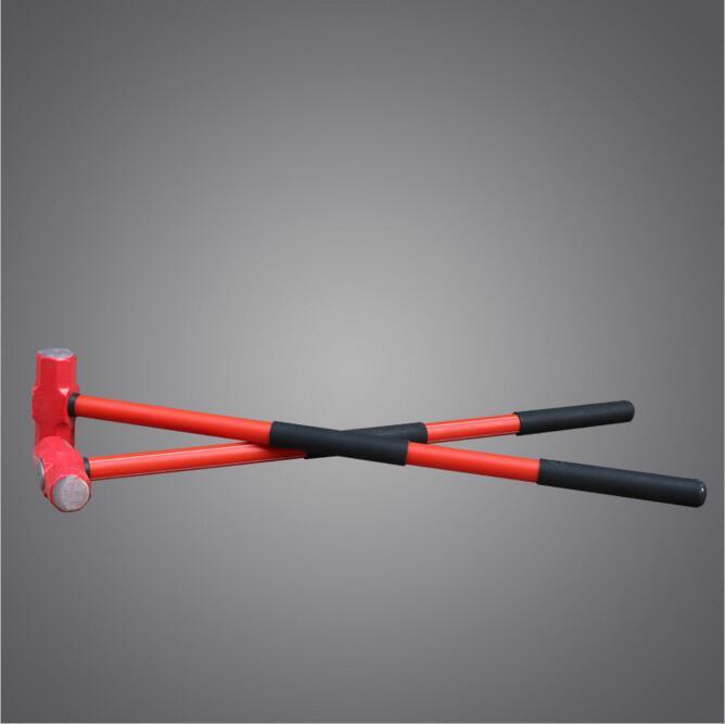 High Quality High Carbon Steel Sledge Hammer with Fiberglass Handle