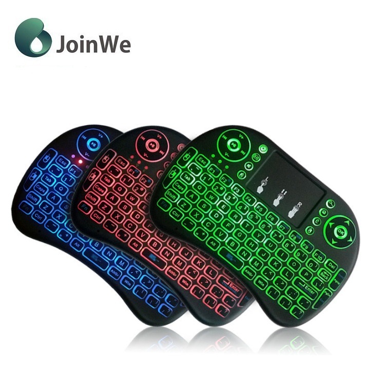 Three Colors I8 Backlit Keyboard Fly/Air Mouse From Joinwe
