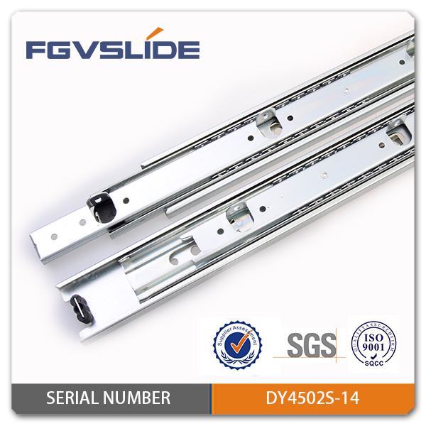 Telescopic Channel Drawer Slides with Wedge