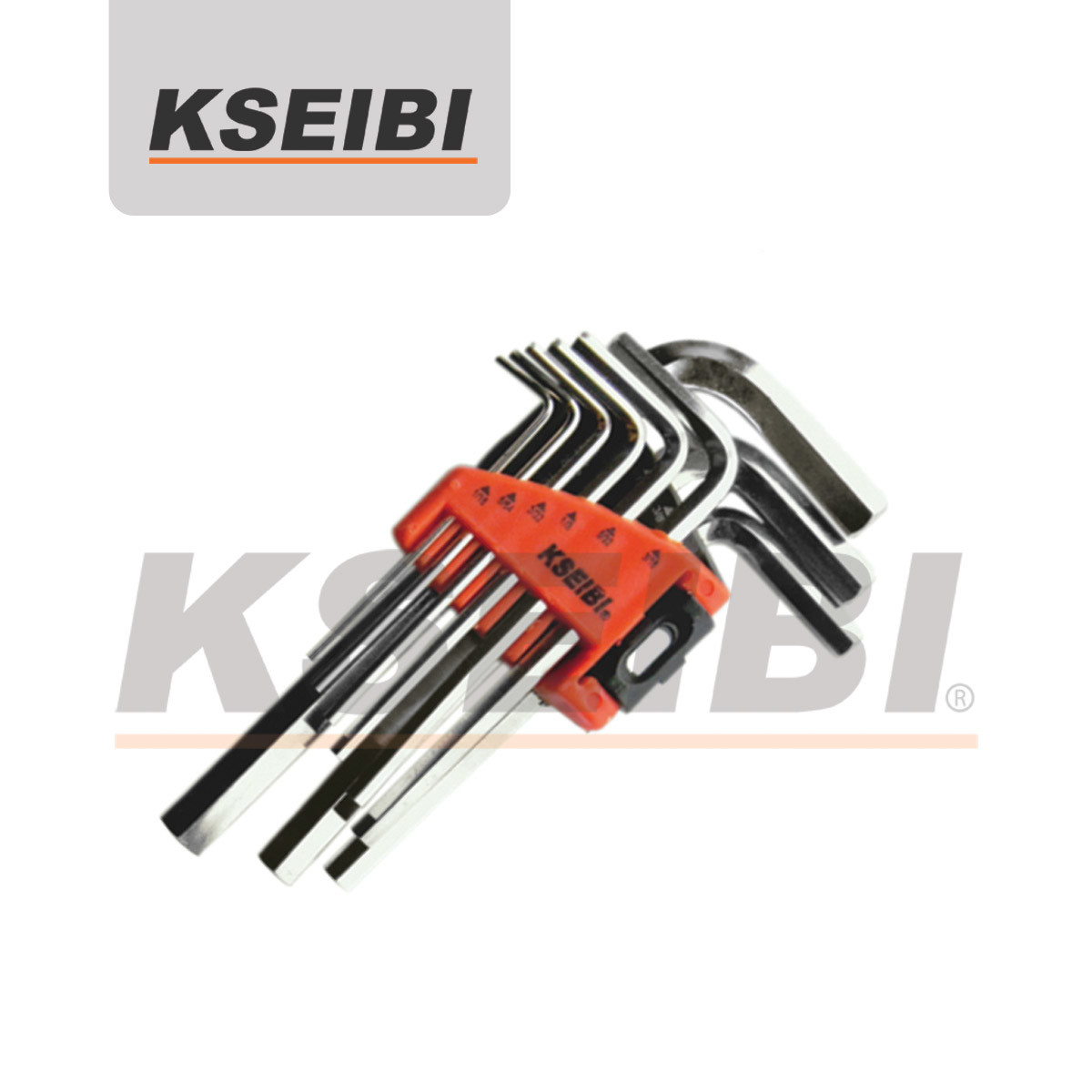 9-PC Hex Key Wrench Set - Kseibi
