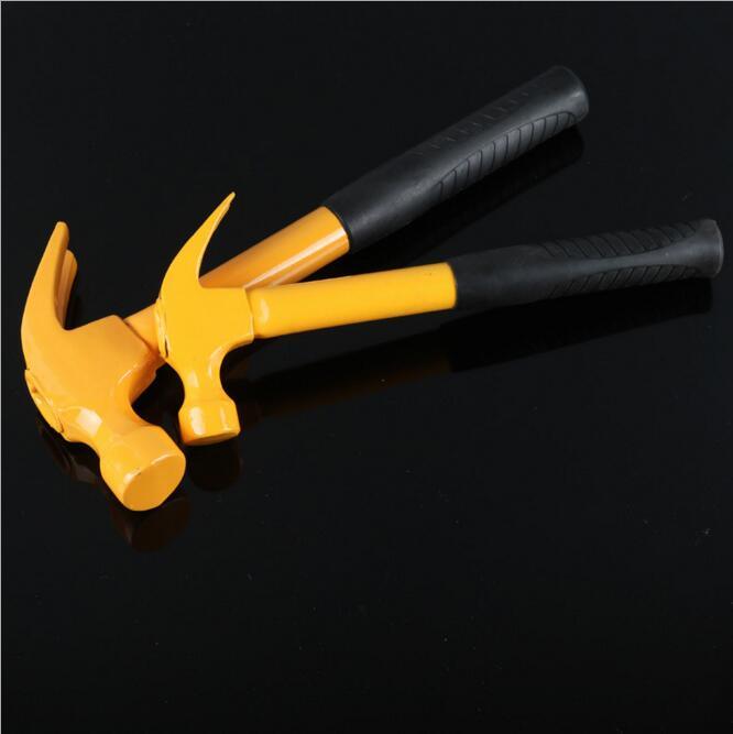 Hand Tools 45# Carbon Steel Claw Hammer with Iron Handle