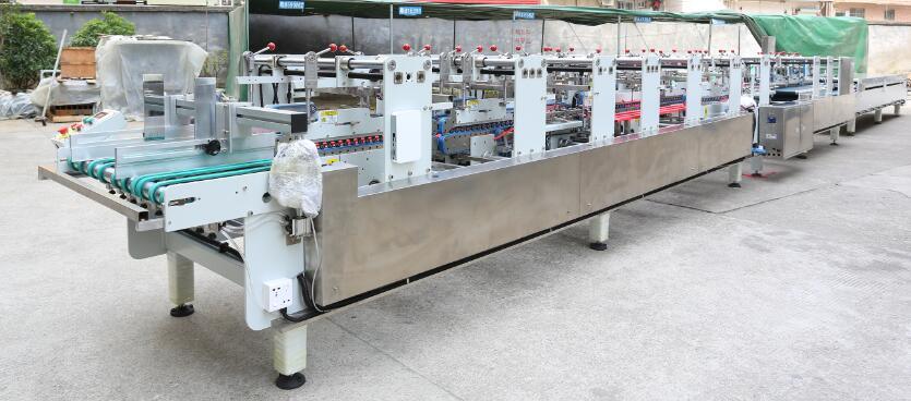 Electric Item Package Box Gluing Machine