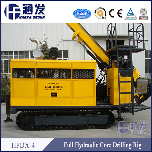 Hfdx-4 Drilling Machine for Mining Exploration/Stone Quarrying Crawler Hydraulic Rig