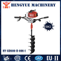 68cc Power Tools Ground Auger Drill with Security and Reliable
