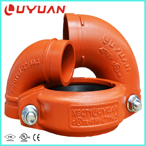 ASTM a-536 Ductile Iron Grooved Pipe Fittings and Couplings with FM UL Ce
