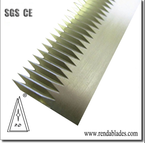 HSS Serrated Cutting Knife for Packaging Sealing Machine Industry